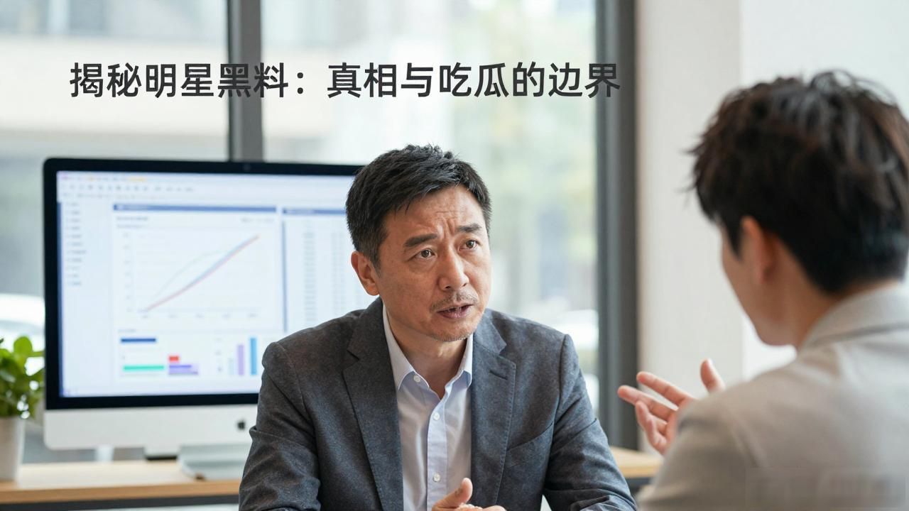 揭秘明星黑料：真相与吃瓜的边界